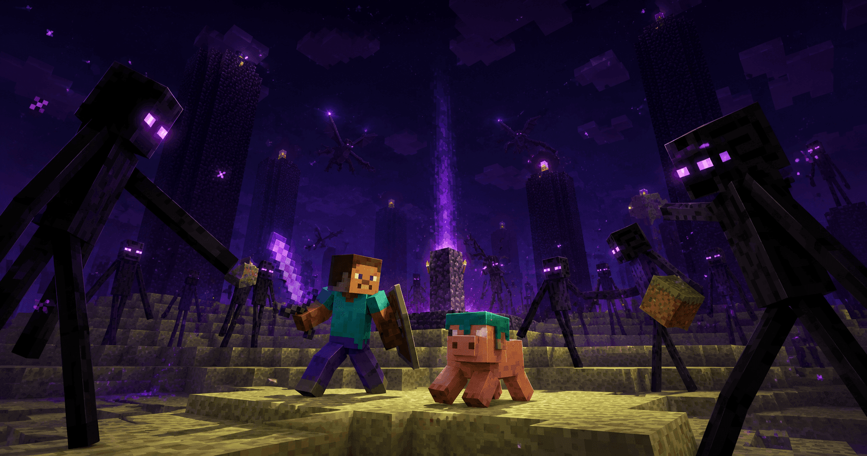 Endermen and other friends